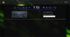 Desktop Screenshot of galaxy15radio.com
